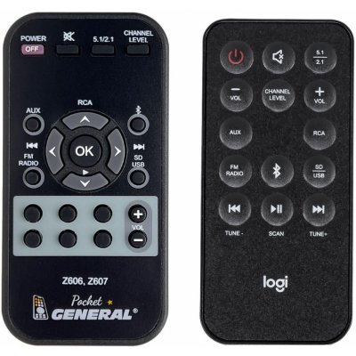 Dálkový ovladač General Logitech RI0004, Z606, Z607 – Sleviste.cz