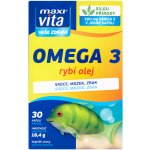 MaxiVita Omega3 rybí olej 30 kapslí – Hledejceny.cz