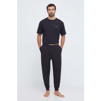 Calvin Klein NM2540E pánské pyžamo kr.rukáv černé