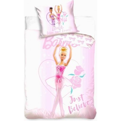 Carbotex povlečení bavlna Barbie Princezna Baletka 140x200 70x90