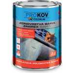 Colorlak ZINOREX S2211 jednovrstvá barva na ocel a pozink 3,5L RAL3020 červená – Sleviste.cz