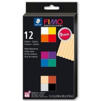 FIMO professional sada 12 barev 25 g BASIC