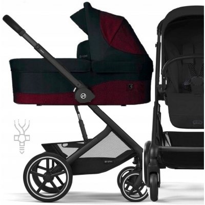 CYBEX Balios S Lux Moon Black Black Frame 2024 – Zboží Dáma