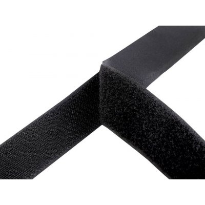 Prima-obchod Suchý zip háček + plyš šíře 38 mm, barva 2 černá – Hledejceny.cz
