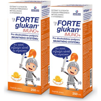 Forteglukan IMUNO+ 250 ml 1+1 ZDARMA – Hledejceny.cz