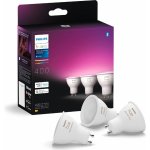 Hue WACA sada 3x žárovka LED GU10 4,2W 400lm 2000-6500K RGB CRI80 IP20 – Sleviste.cz