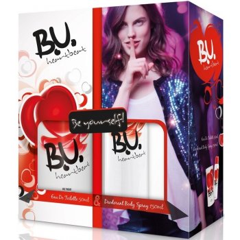 B.U. Heartbeat EDT 50 ml + deospray 150 ml dárková sada