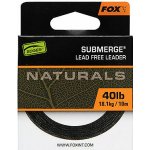 Fox šňůra bez olověného jádra naturals leader 10m - 40lb – Hledejceny.cz