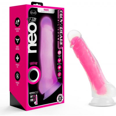 Luminescent Love NEO svítící dildo s přísavkou