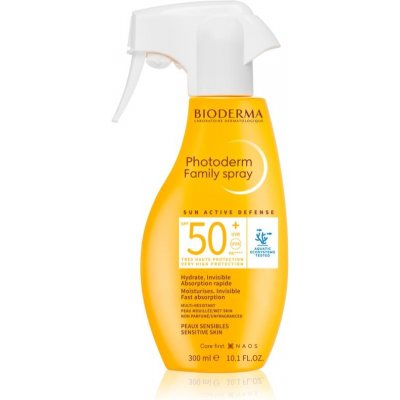 Bioderma Photoderm Sun active defense osvěžující opalovací sprej na obličej SPF 50+ 300 ml – Zbozi.Blesk.cz