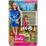Barbie fotbalová trenérka s panenkou herní set blond trenérka – Zbozi.Blesk.cz