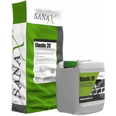 Sanax Elastic 2C | Hydroizolační cementová pružná stěrka | 32,55 kg