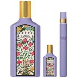 Gucci Flora Gorgeous Magnolia Dárková sada dámská parfémovaná voda 100 ml, miniaturka dámská parfémovaná voda 10 ml a miniaturka dámská parfémovaná voda 5 ml