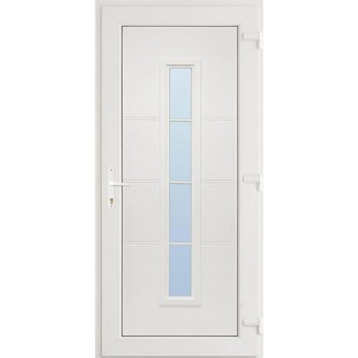 CanDo Vchodové plastové dveře Tenerife, bílé, 90 P – Hledejceny.cz