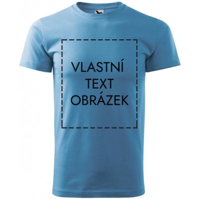 Malfini Basic 129 pánské tričko s vlastním potiskem modrá – Hledejceny.cz