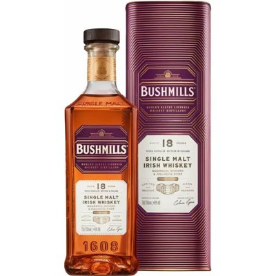 Bushmills 18y 2007 46% 0,7 l (holá láhev) – Hledejceny.cz