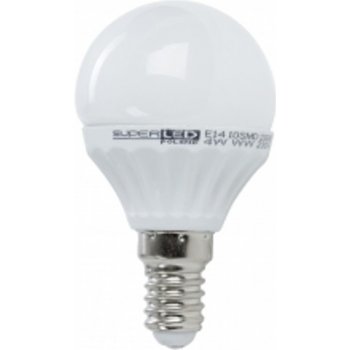 Superled LED žárovka E14 10 SMD 2835 4W teplá bílá