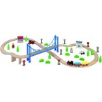 Maxim Vláčkodráha s visutým mostem - 57ks – Sleviste.cz