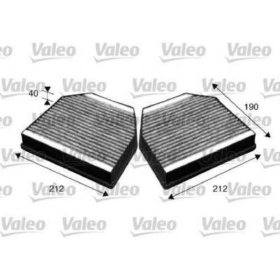 Filtr, vzduch v interiéru VALEO 715621 VA 715621 – Hledejceny.cz