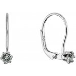 Evolution Group Stříbrné visací náušnice s Preciosa krystalem 31322.3 black diamond – Hledejceny.cz