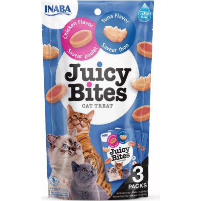 Inaba Juicy Bites Chicken&Tuna 3 x 11,3 g – Zboží Mobilmania