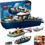LEGO® City 60456 Honička v policejní lodi – Zboží Živě