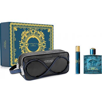 Versace Eros EDT 100 ml + EDT 10 ml + kosmetická taštička dárková sada