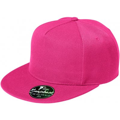 MALFINI Rap 5P s rovným kšiltem unisex 301 purpurová