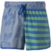 Koupací šortky, boardshorts Puma fun hibiscus blue green