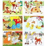 Woody Kubus 3 x 4 Zvířátka v ročních obdobích – Zboží Mobilmania