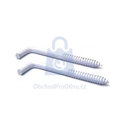 Skoba s vrutem, bílý komaxit 30 - hobby balení, balení 1 ks – Sleviste.cz