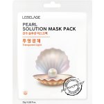 Rozjasňující plátýnková maska s extraktem z Perel - Lebelage Pearl Solution Mask pack – Zboží Dáma