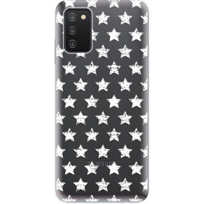 Pouzdro iSaprio - Stars Pattern Samsung Galaxy A03s bílé – Zboží Mobilmania