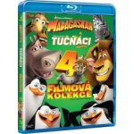 Madagaskar 1-3 + Tučňáci z Madagaskaru kolekce (4 BD – Zboží Dáma