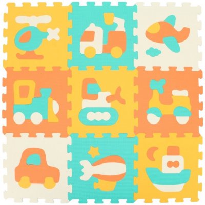 Wiky Puzzle pěnové doprava 9 ks – Zboží Mobilmania