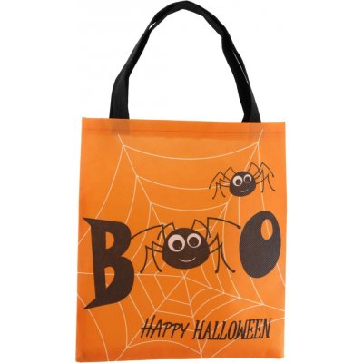 Halloweenská taška, oranžovo-černá, 30 cm – Hledejceny.cz