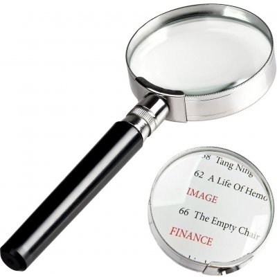 Verk 09034 Čtenářská lupa 75 mm, zvětšení 3 x – Zboží Dáma