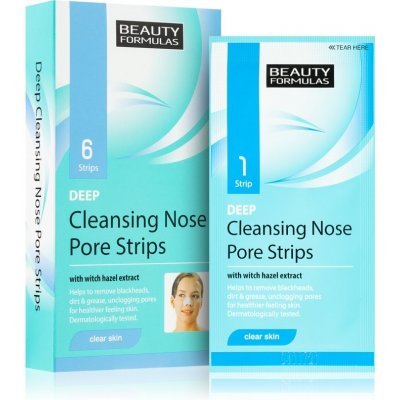 Beauty Formulas Deep Cleansing Nose Strips čisticí pásky na nos 6 ks – Zboží Mobilmania