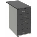 Hobis K 35 C N 80 5 zásuvek léta napříč 80 cm šedá – Hledejceny.cz