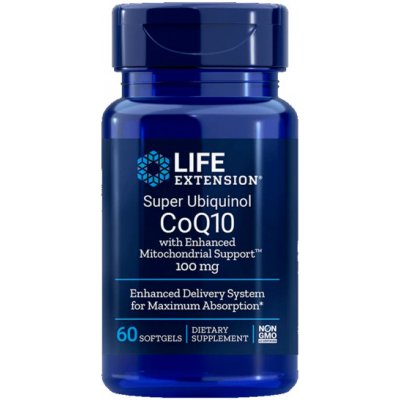Life Extension Super Ubiquinol CoQ10 with Enhanced Mitochondrial Support 100mg 30 Tobolek – Hledejceny.cz