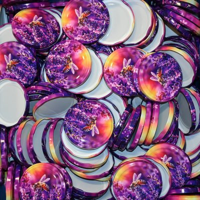 JaHan Víčko na sklenici TO 82 - Včela a levandule 700 ks - celá krabice - HO17 – Zboží Mobilmania