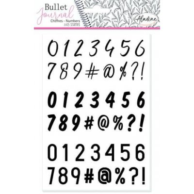 Stampo BULLET JOURNAL - Číslice – Zboží Mobilmania