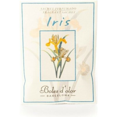 Boles d´olor Vonný sáček kapesní malý papírový 5,5 x 7,5 x 0,3 cm Iris – Zboží Dáma