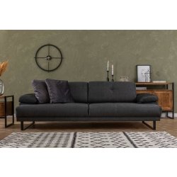 Atelier del Sofa 3-Seat Sofa-Bed MustangAnthracite