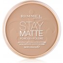 Rimmel London Stay Matte dlouhotrvající kompaktní pudr 010 Warm Honey 14 g