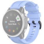 PROTEMIO SILICONE Řemínek Garmin Fenix 6S/6 Pro /6S Sapphire modrý 37192 – Hledejceny.cz