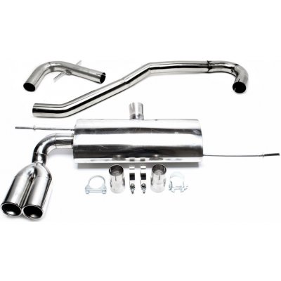 TA Technix závodní nerezový catback výfuk Audi A3 3dv (8P, 04-13) kromě Quattro, 2x 76 mm rovná nerezová koncovka s pertlem – Hledejceny.cz