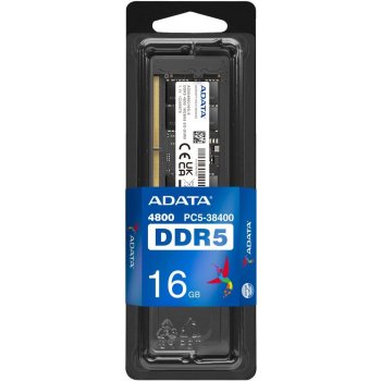 Adata/SO-DIMM DDR5/16GB/4800MHz/CL40/1x16GB AD5S480016G-S