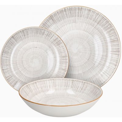 Tognana porcelánová jídelní souprava Virtuo Beige 18 ks – Zbozi.Blesk.cz