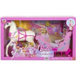 Mattel Barbie Louskáček Sáňky s koněm JNH63 – Zboží Mobilmania
